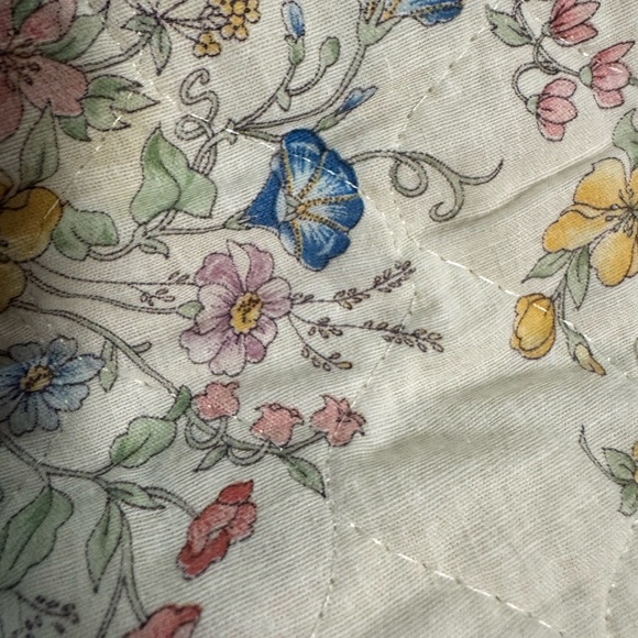 Set of 4 Vintage Floral Placement Mats 1 Table Runner w/ Lace Trim Cottagecore - Picture 13 of 15